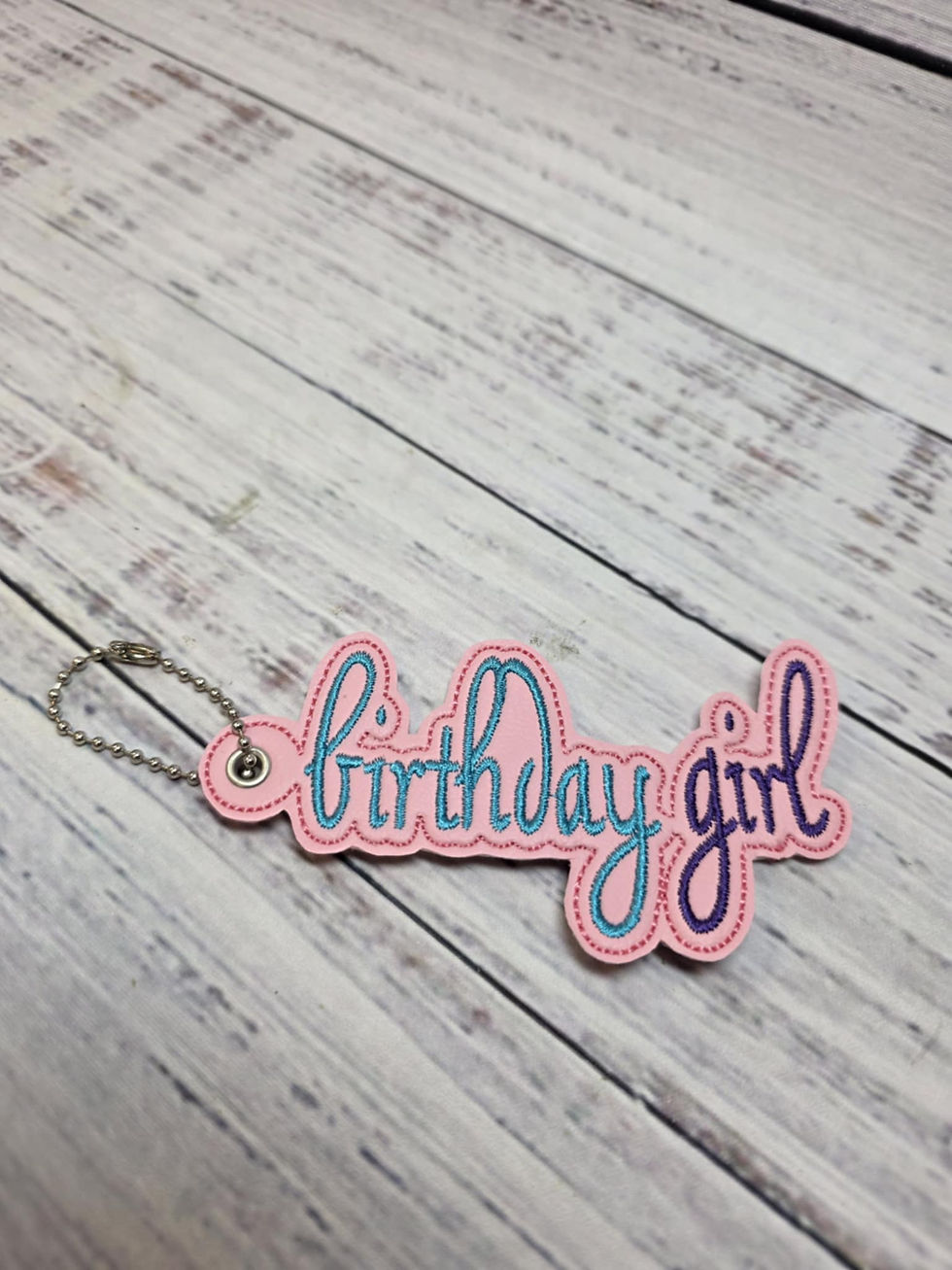 Birthday Girl Key Fob