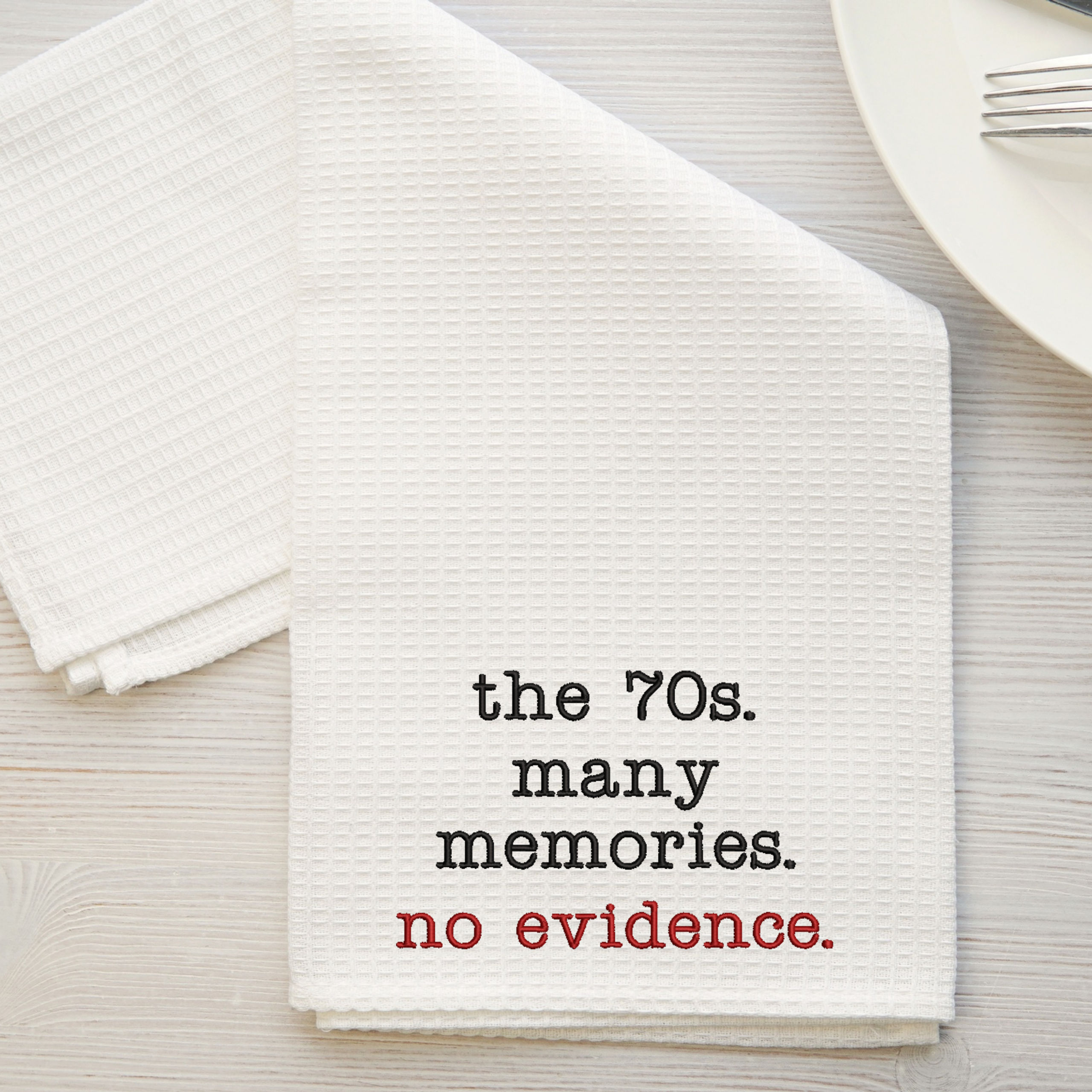 No Evidence Towel Single Design