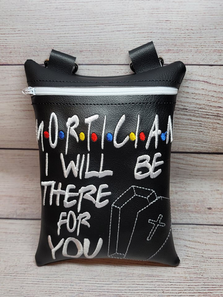 7x5 Be there for you Crossbody Zipper Bag Design