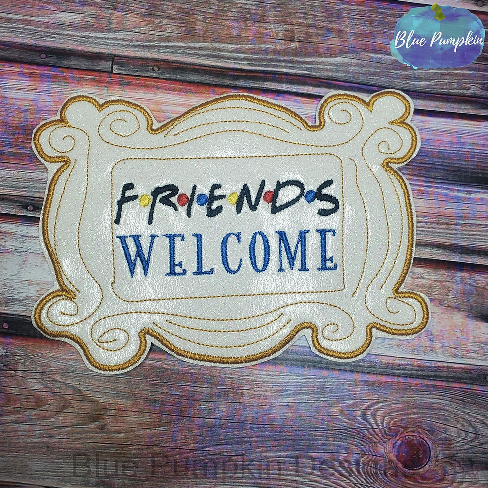 Friends Welcome Sign SET