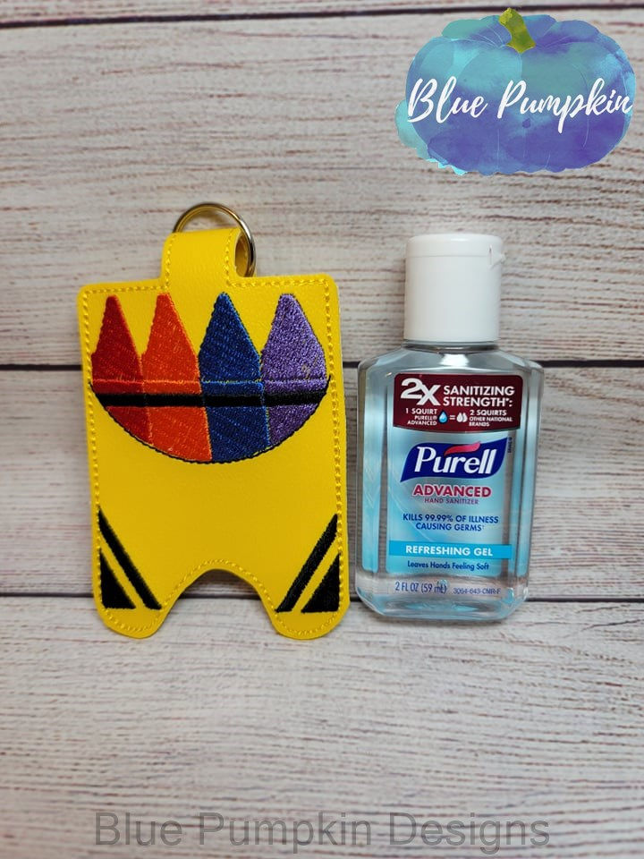 Crayon Box 2oz Hand Sanitizer Holder
