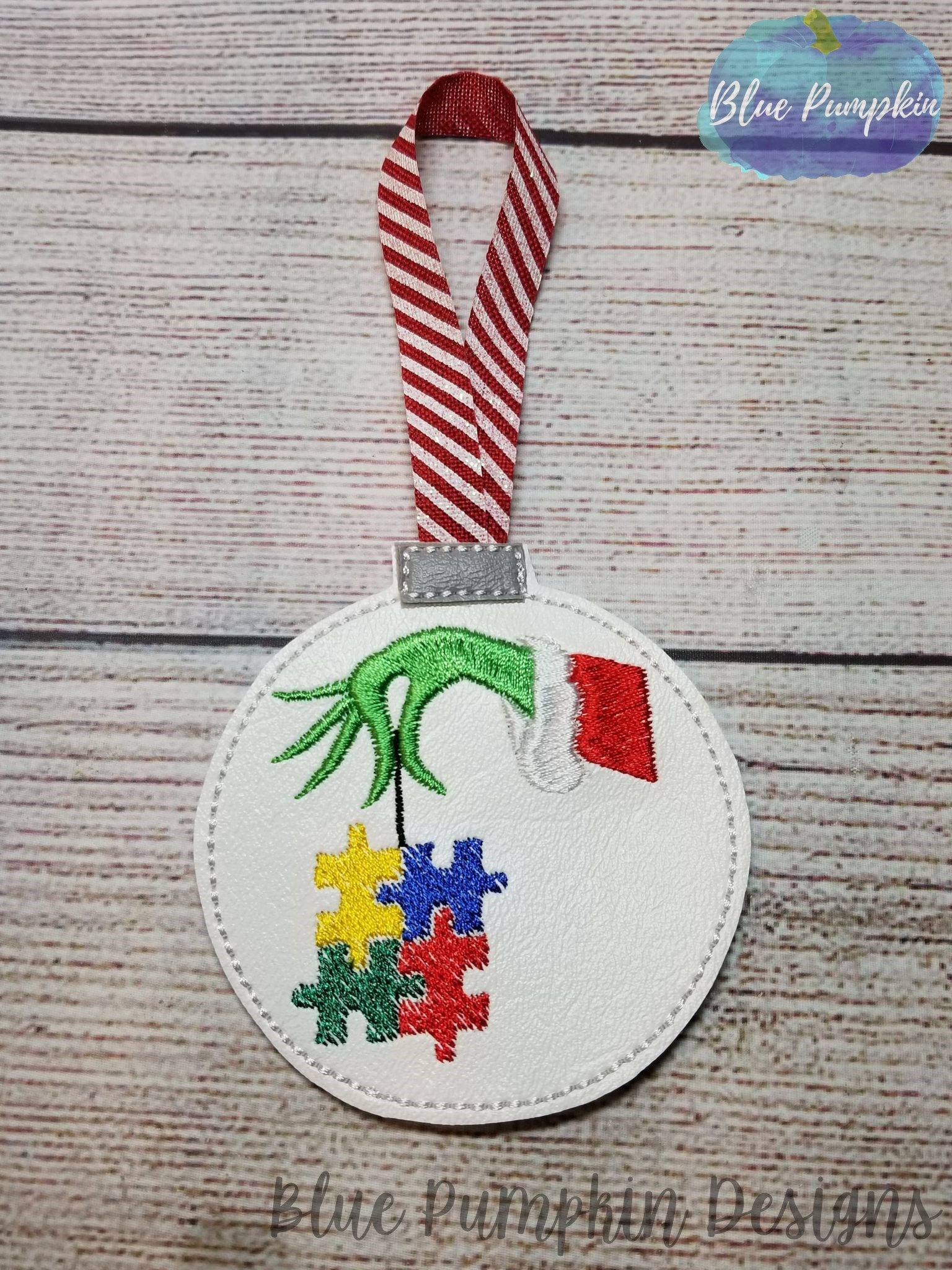 Grouch w Puzzle Pieces Ornament