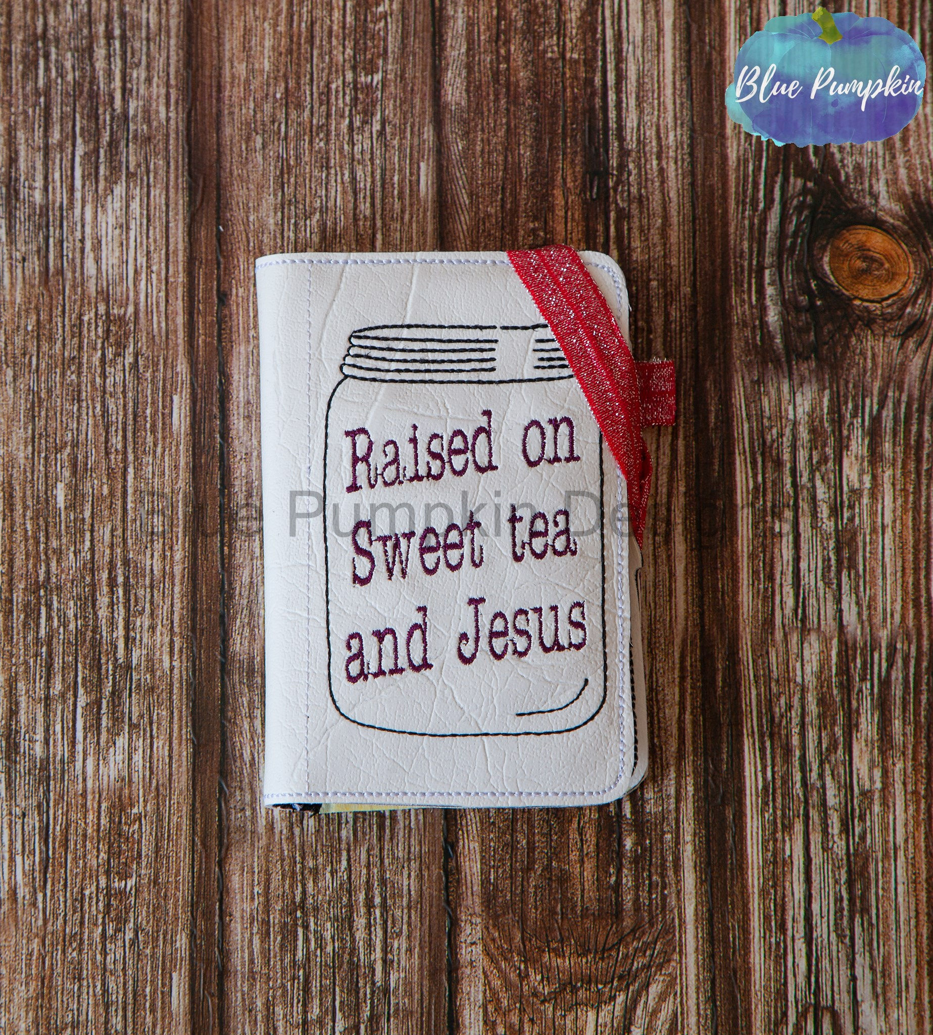 Raised On Sweet Tea 5x7 FOE Mini Comp ITH Notebook Cover