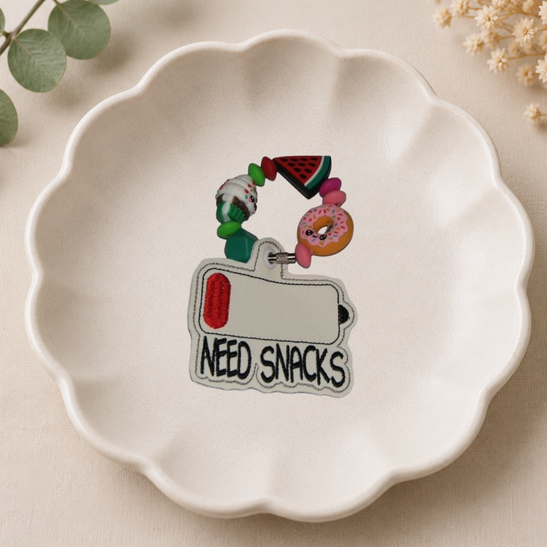 Need Snacks Key Fob