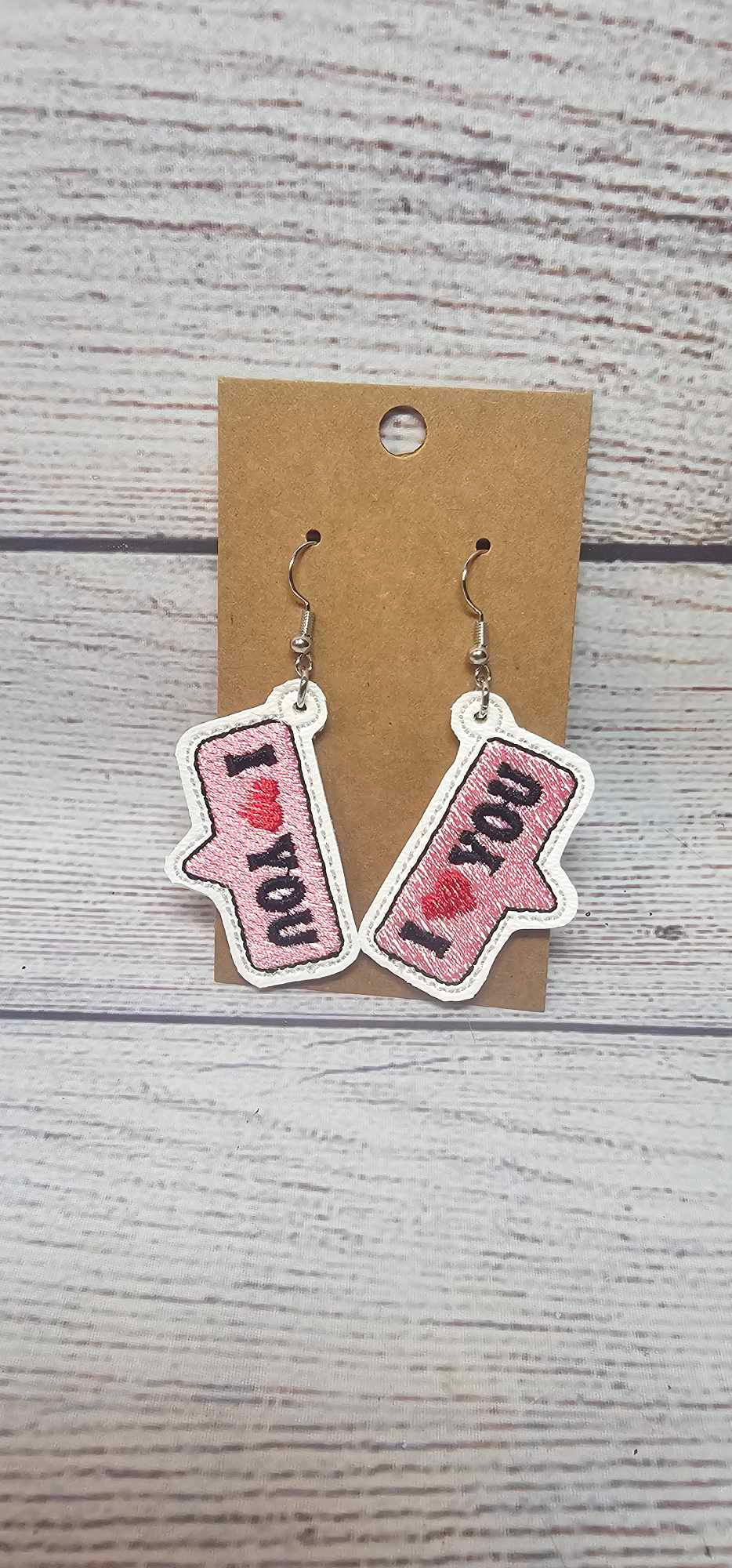 I love you Earrings
