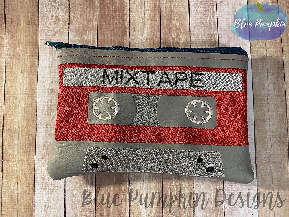 Mix Tape 5x7 ITH Bag Design
