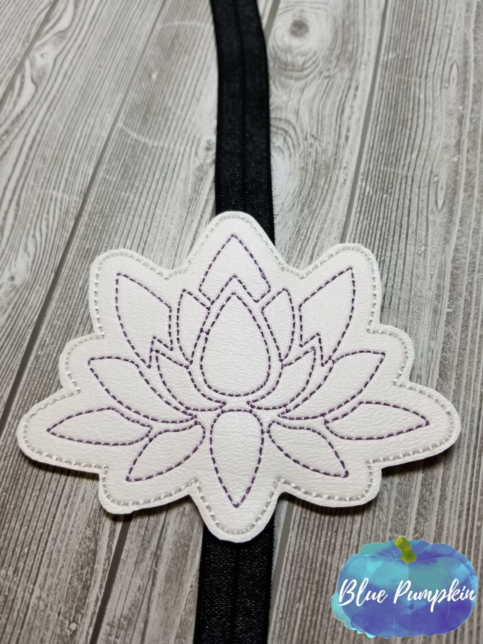 Outline Lotus Flower Planner Band
