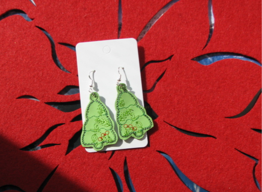 Folk Tree Earrings