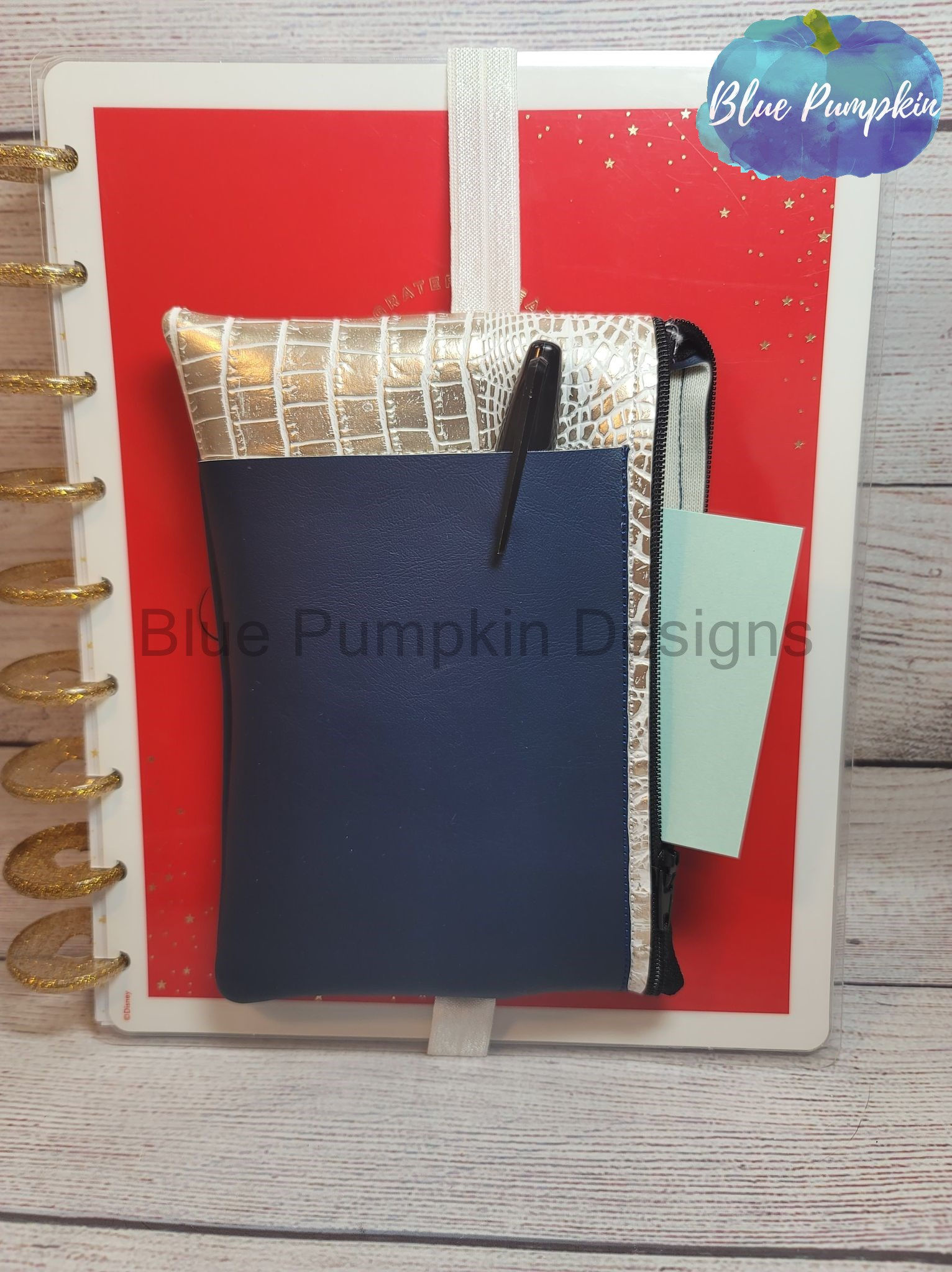 5x7 w Pocket Zipper Design FOE Planner Bag