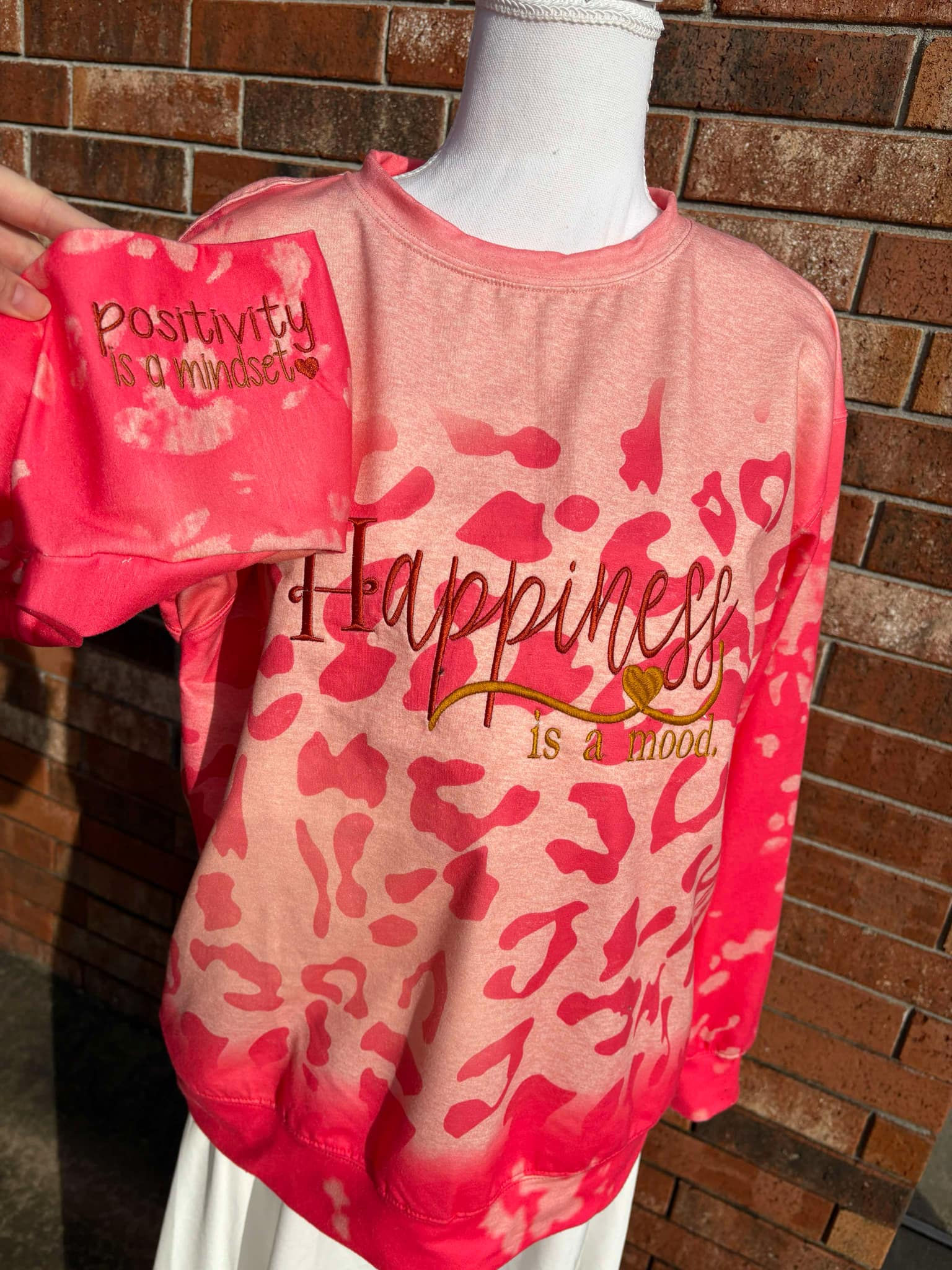 Happiness is a Mood Two Part Sweatshirt Design