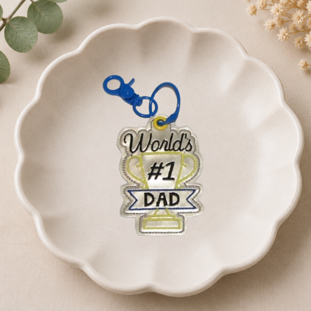 #1 Dad Key Fob