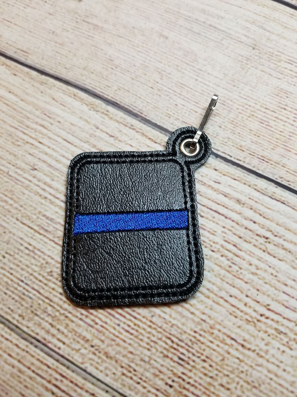 Thumbnail: Blue Lives Matter ITH Zipper Bag Design