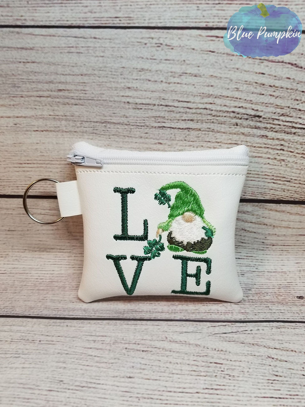 Thumbnail: Lucky Shamrock Gnome 2 sizes ITH Bag Design