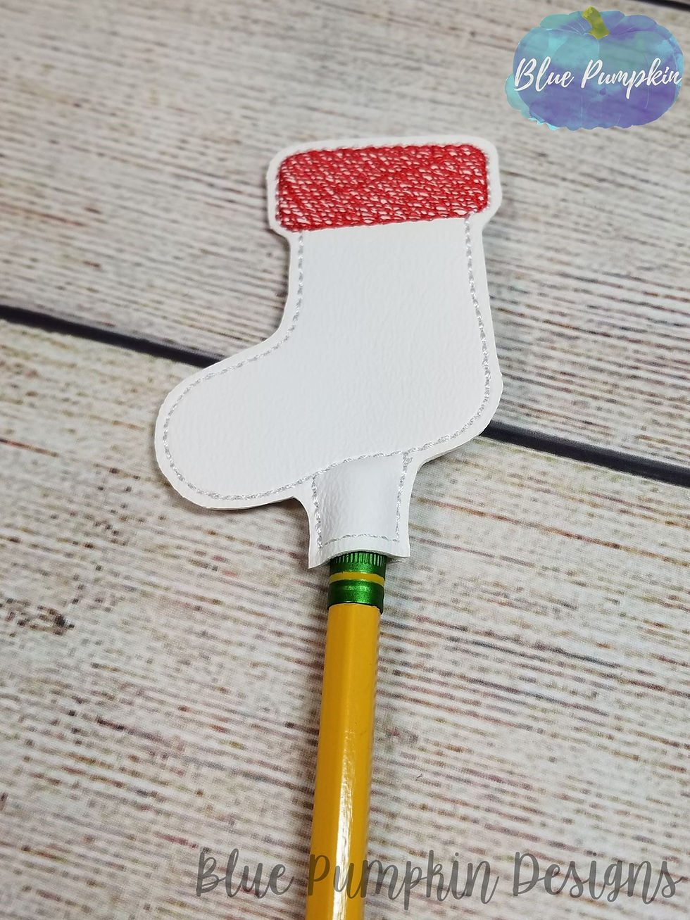 Christmas Stocking Pencil Holder