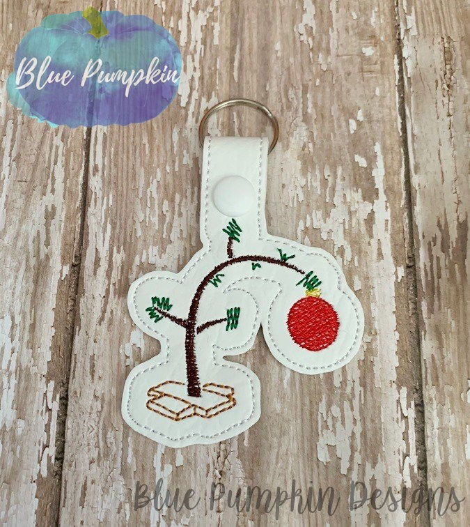 Sad Tree Key Fob
