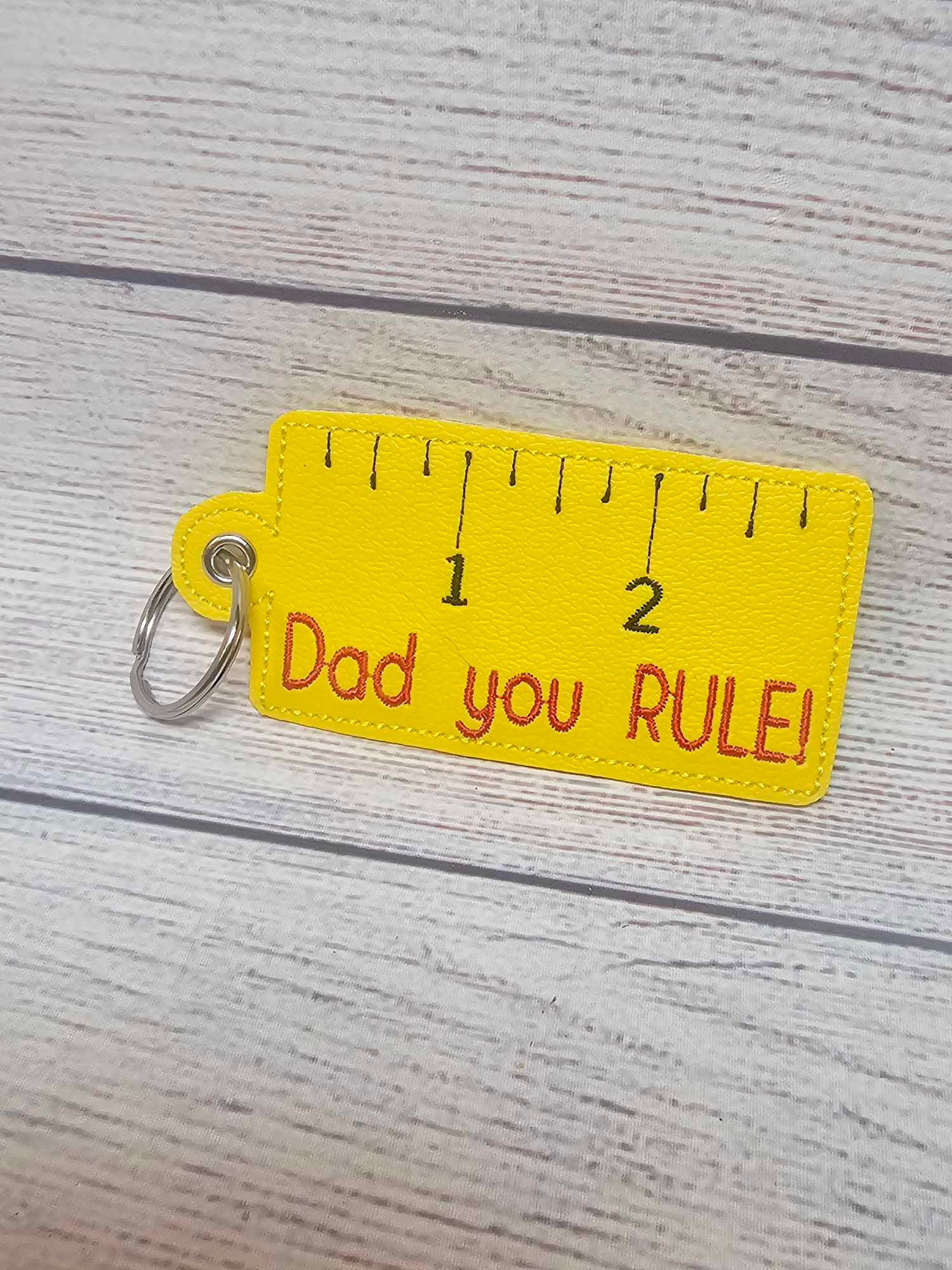Dad Rule Key Fob