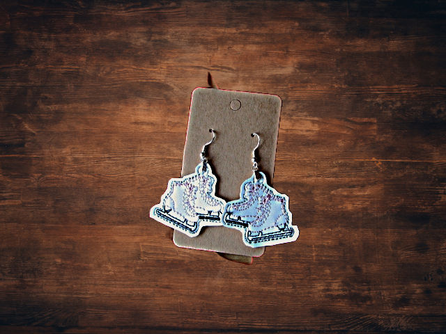 Ice Skating Earrings