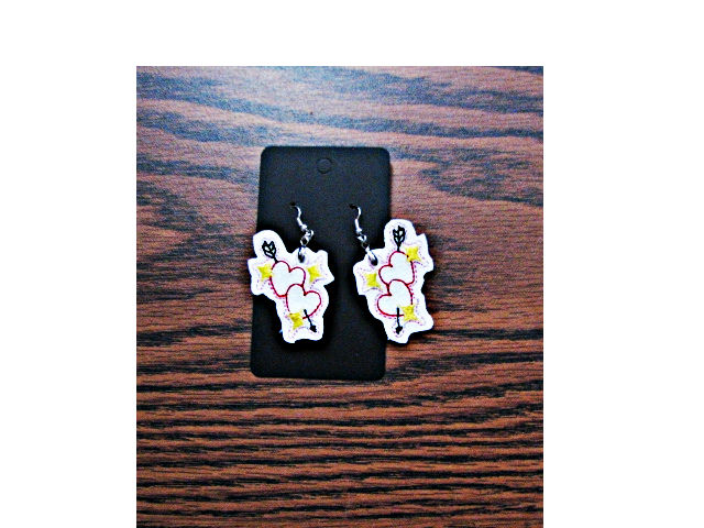 Double Heart Earrings
