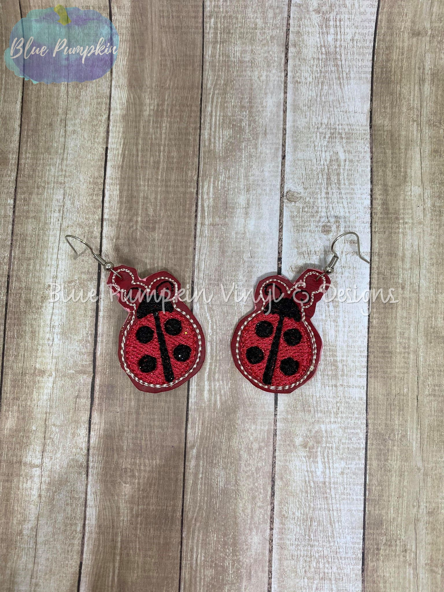 Lady Bug Earrings