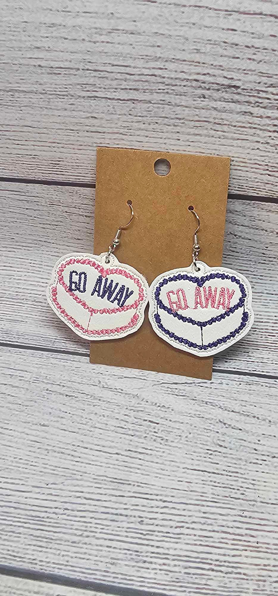 Go Away Cake Earrings