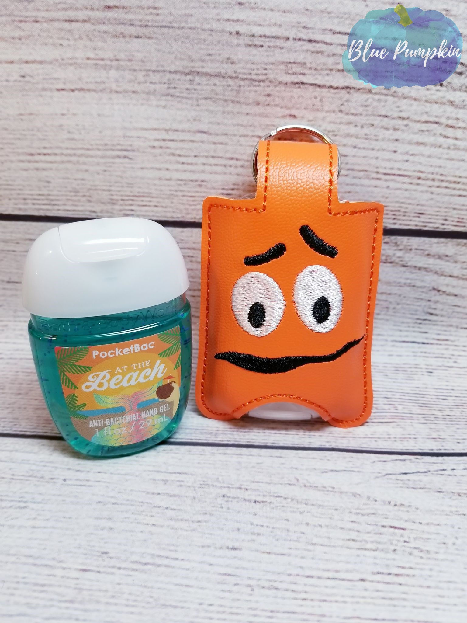 Orange Candy Guy 2oz Sanitizer Holder