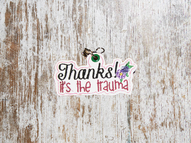 Thanks Trauma Key Fob