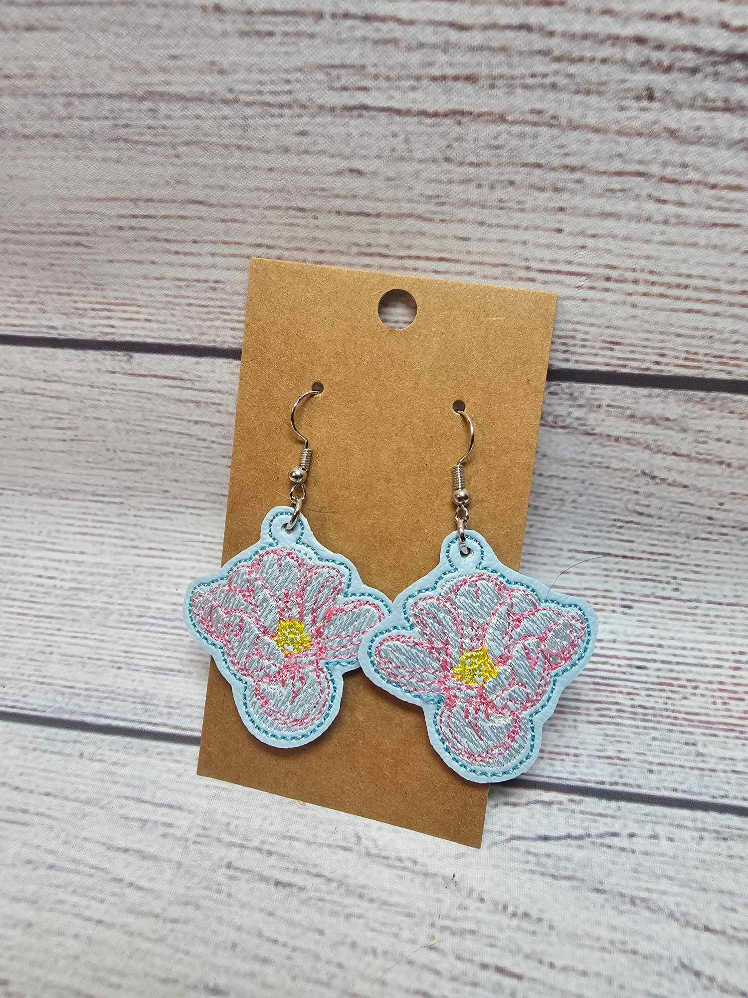 Magnolia Flowers Earrings