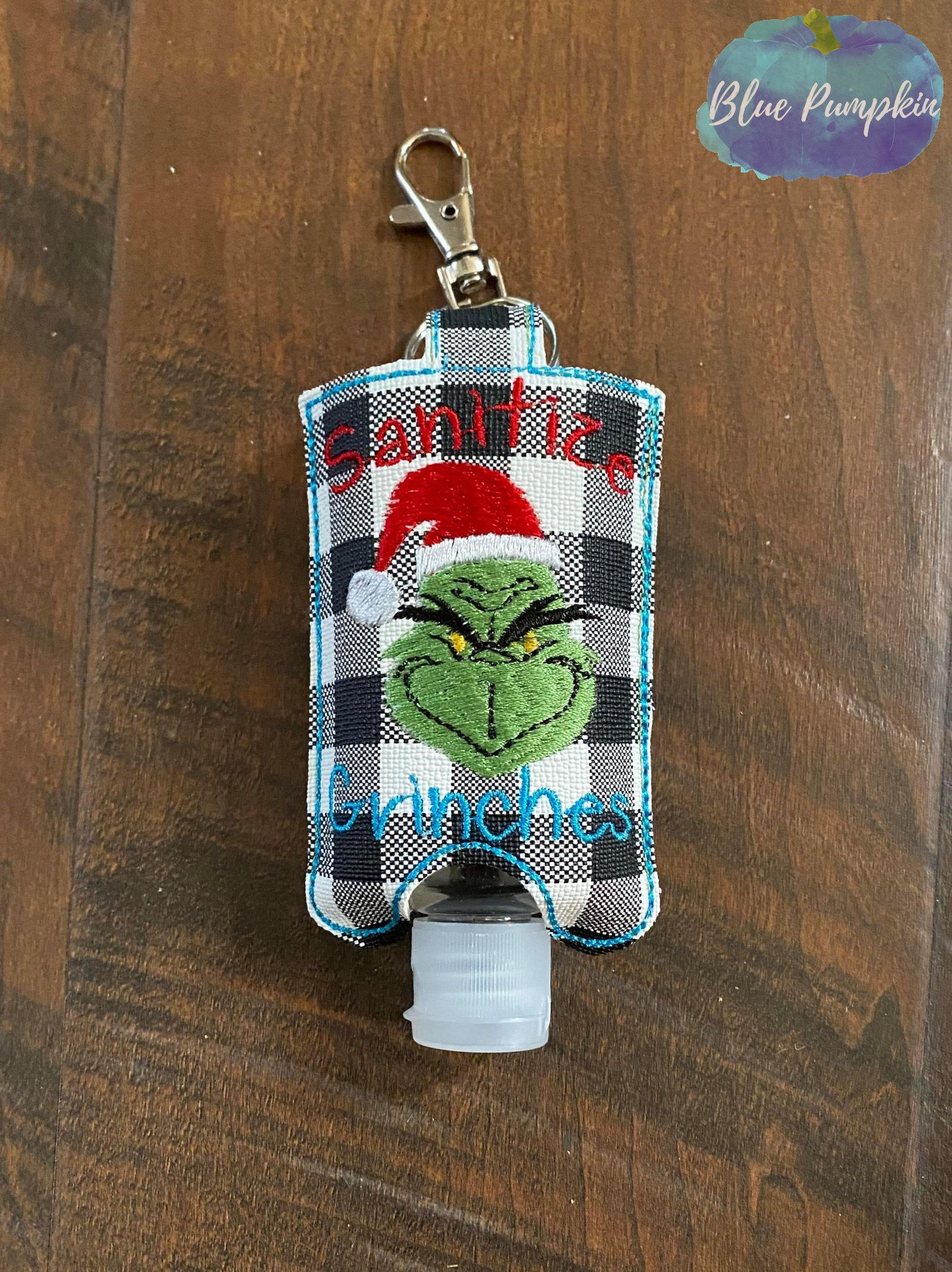 2oz Sanitize Grinches Sanitizer Holder