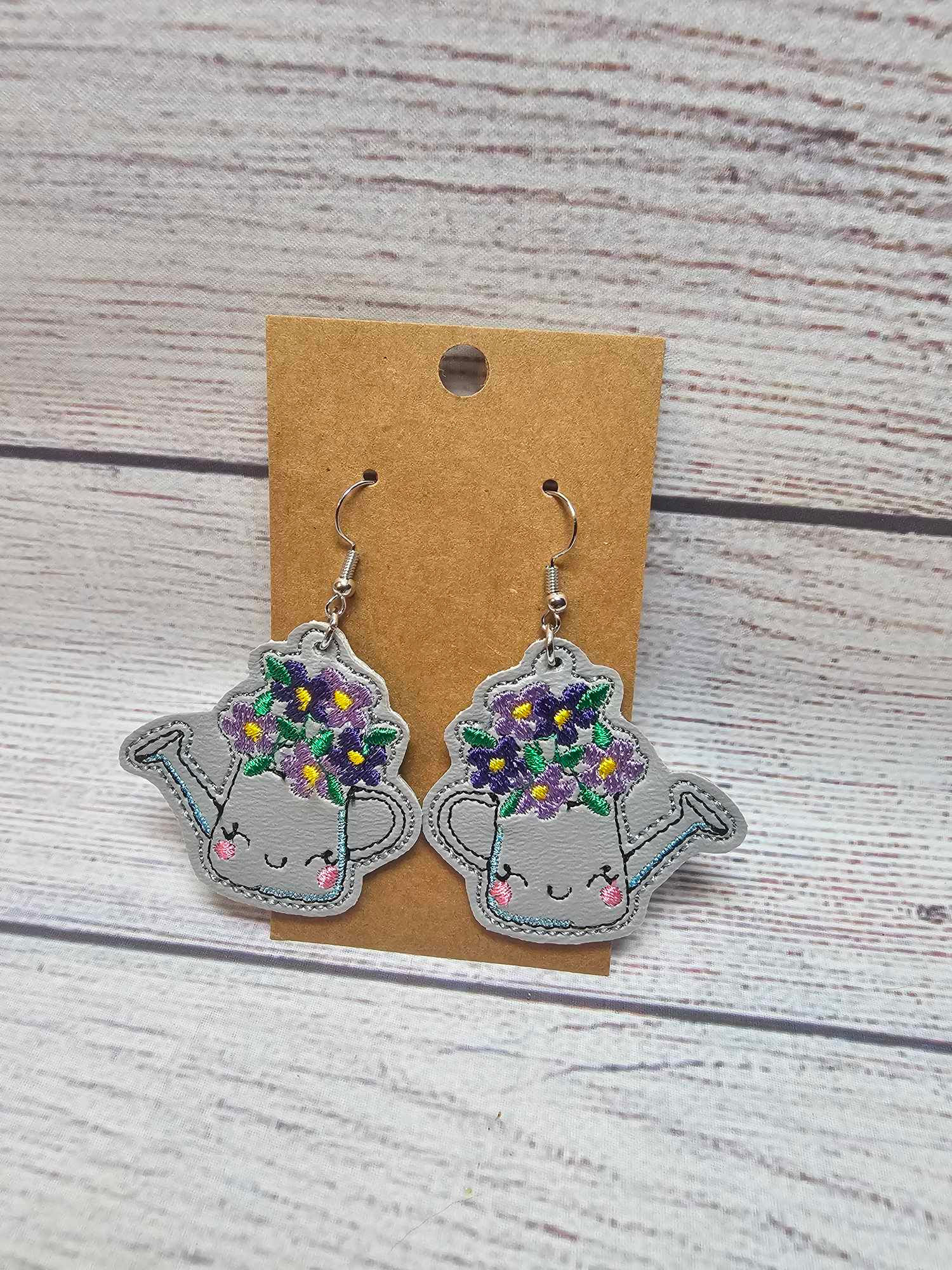 Watering Can Earrings
