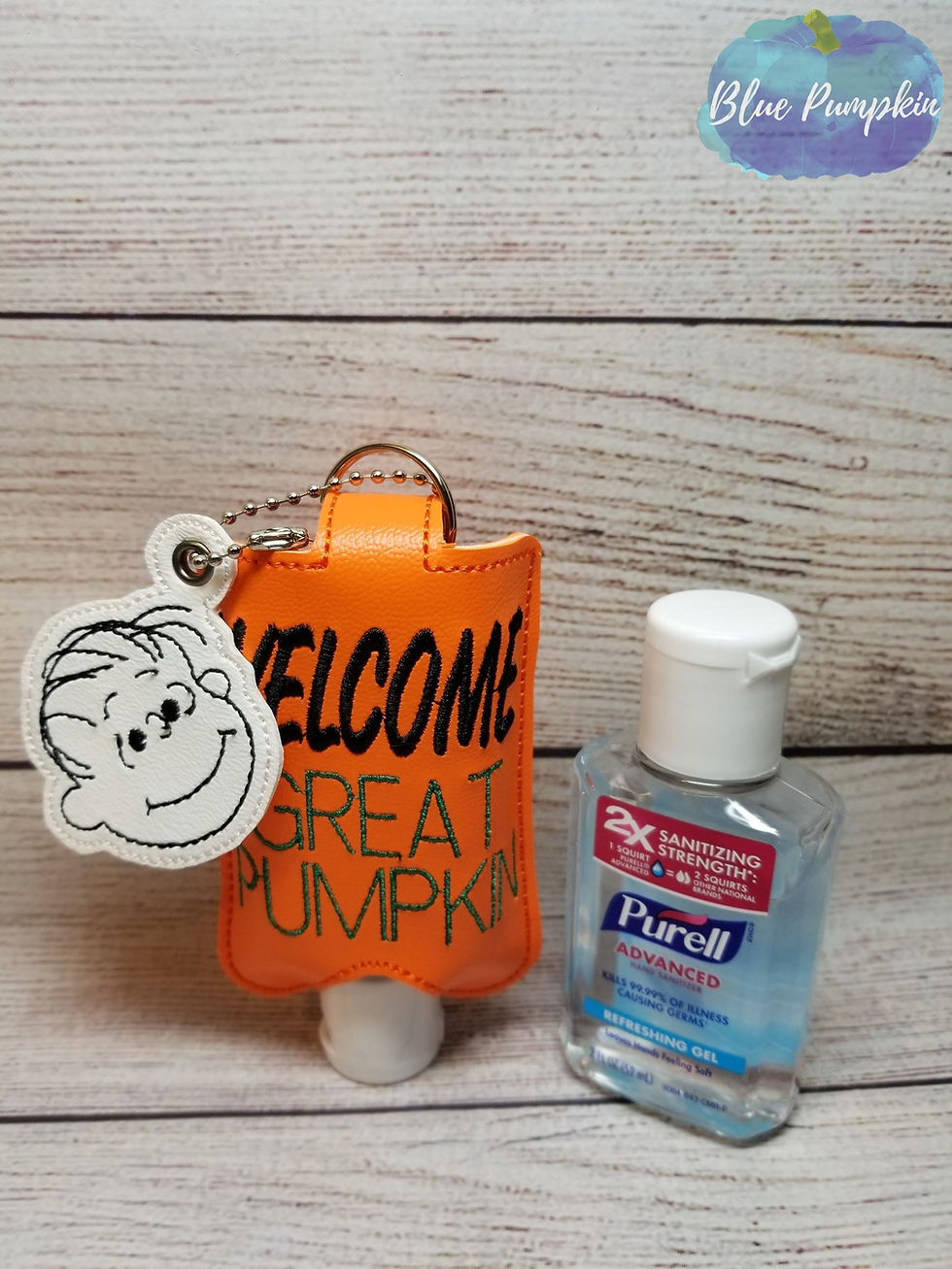 Welcome Great Pumpkin 2oz Sanitizer Holder