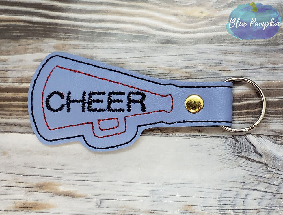 Cheer Megaphone Key Fob