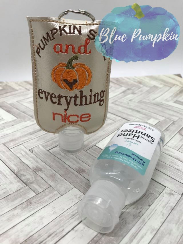 Pumpkin Spice Nice 2oz Sanitizer Holder