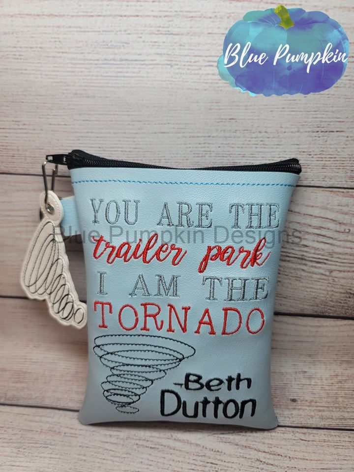 Trailer Park Tornado SET Zipper Bag Design