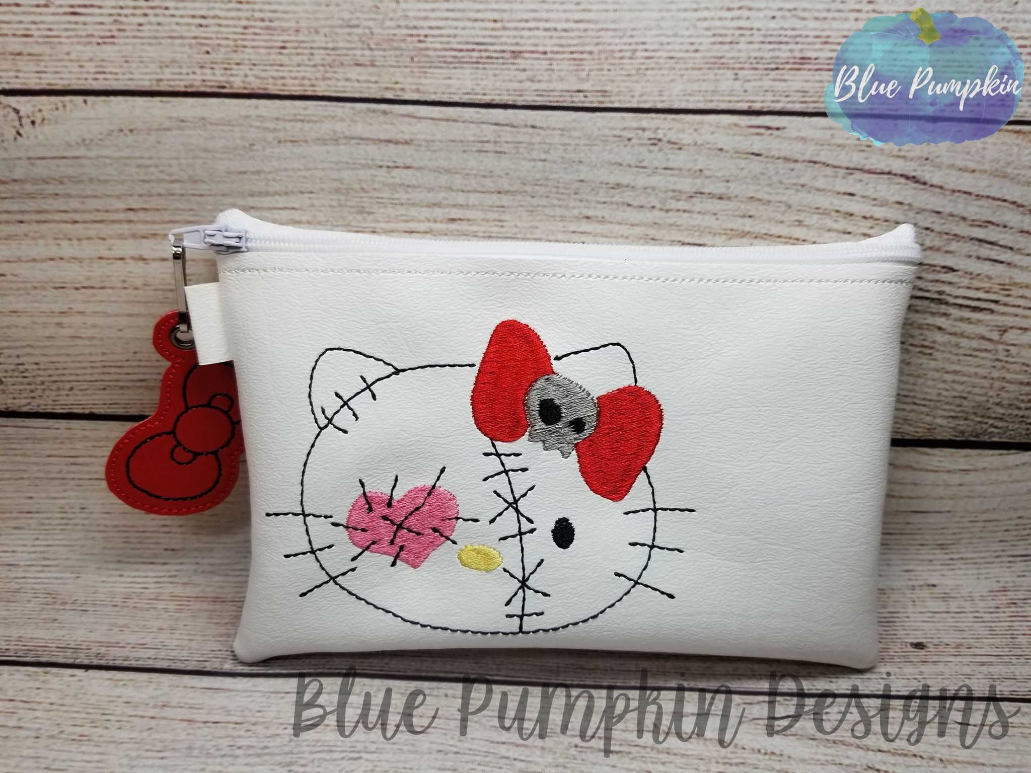 Simple VooDoo Kitty ITH Zipper Bag Design