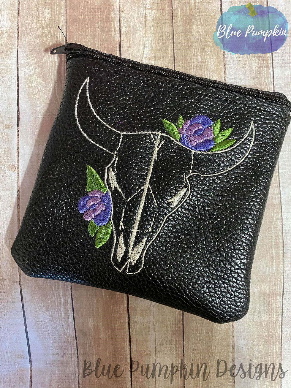 Cow Skull 5x5 ITH Bag Design