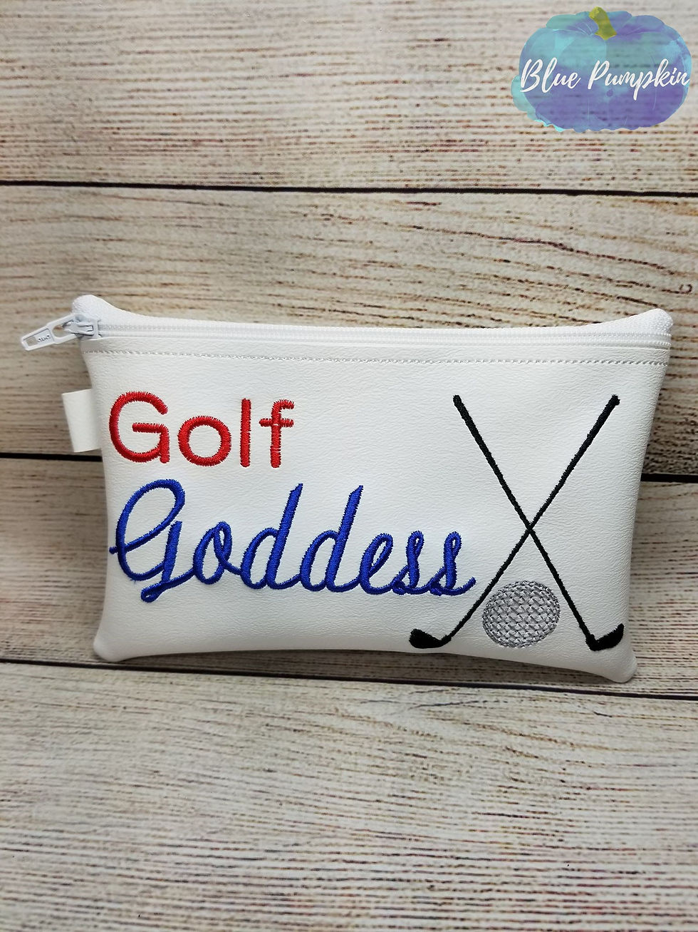 Thumbnail: Golf Goddess ITH Zipper Bag Design
