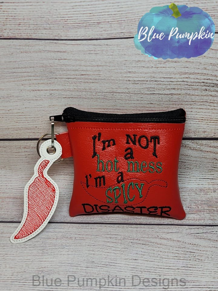 Spicy Disaster Set Zipper Bag Design