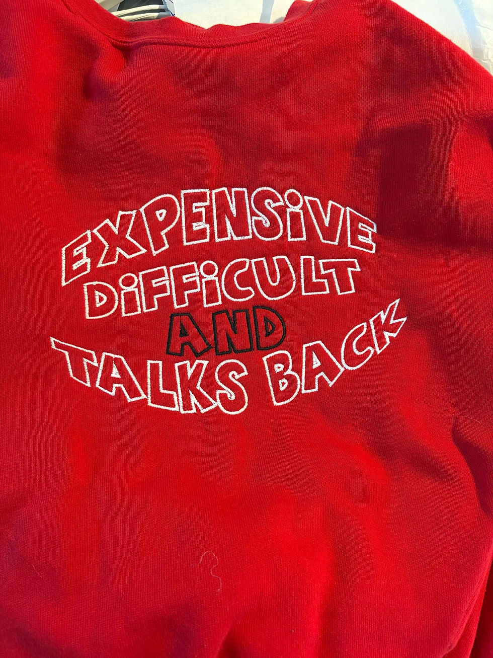 Thumbnail: Expensive Difficult Sweatshirt Design