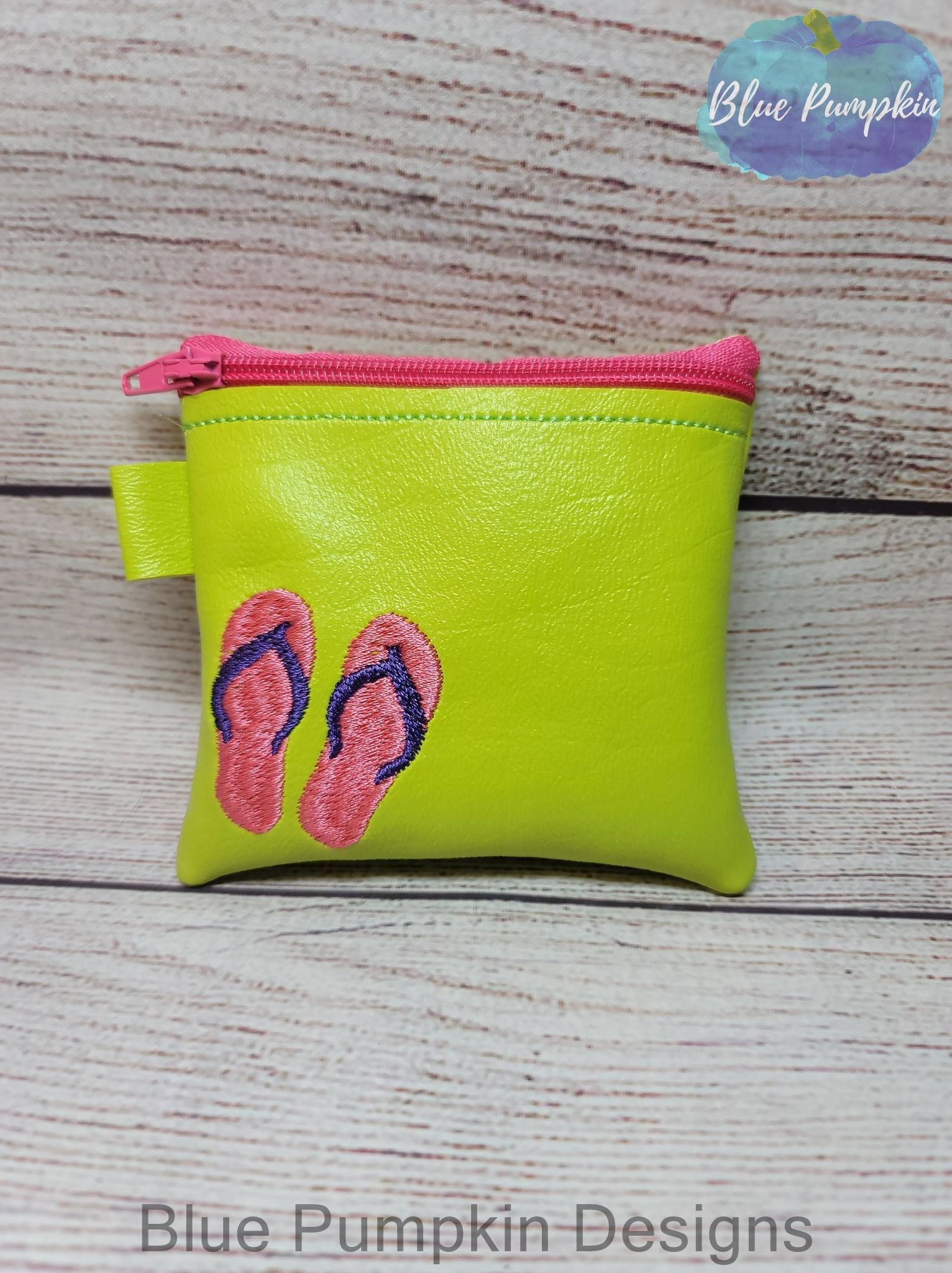 3 sizes Flip Flops Zipper Bag Design
