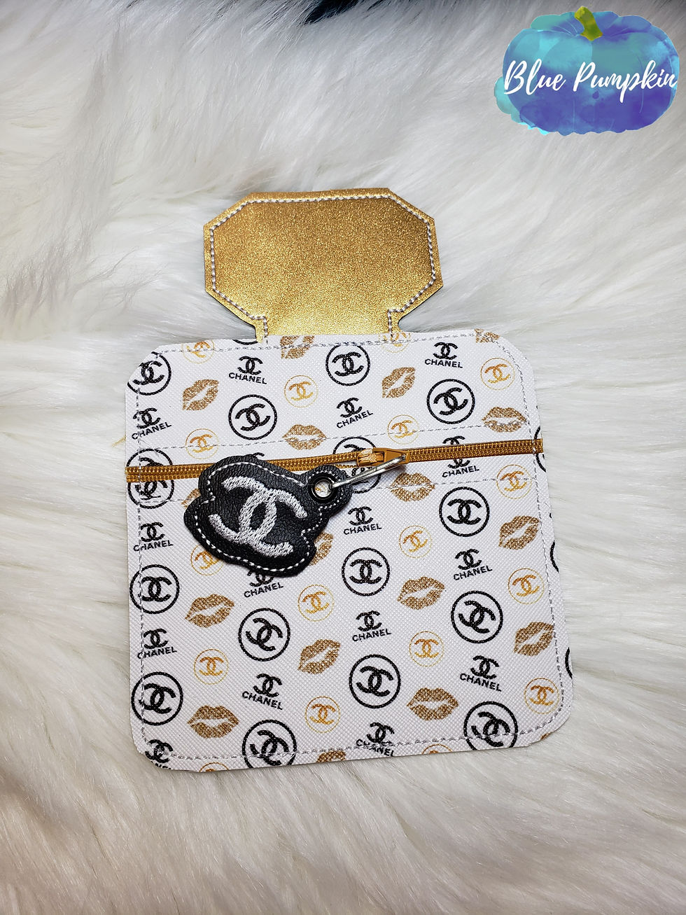 Thumbnail: CC Perfume Bottle 7x5 ITH Zipper Bag Design