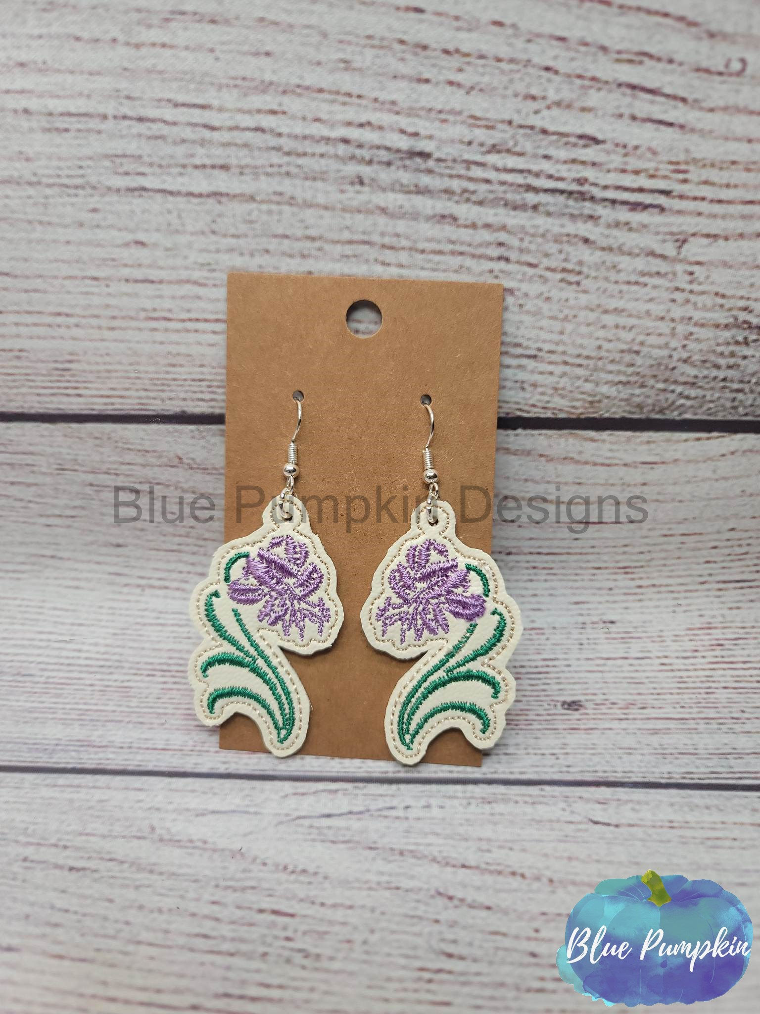 Spring Hyacin Flower Earrings