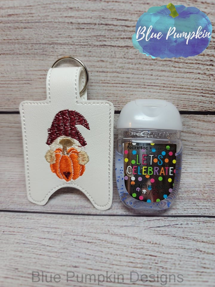 Gnome w Pumpkin 1oz Sanitizer Holder