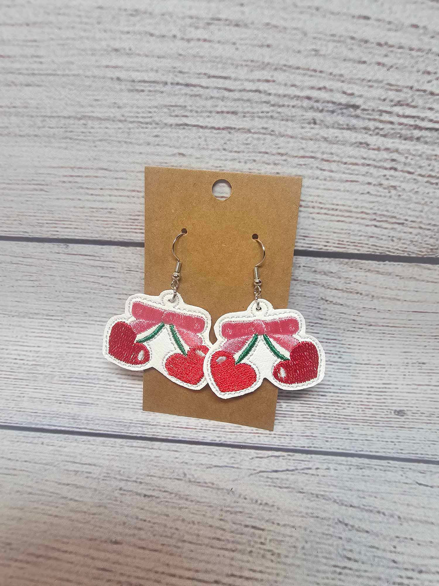 Heart Cherry Earrings
