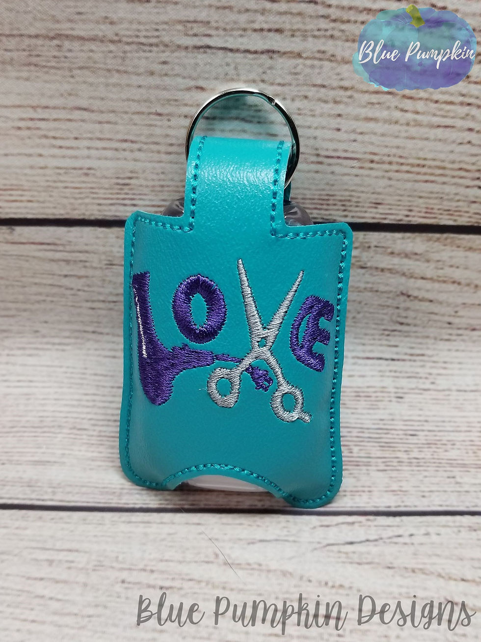 Love Hair Dresser Hand Sani Holder