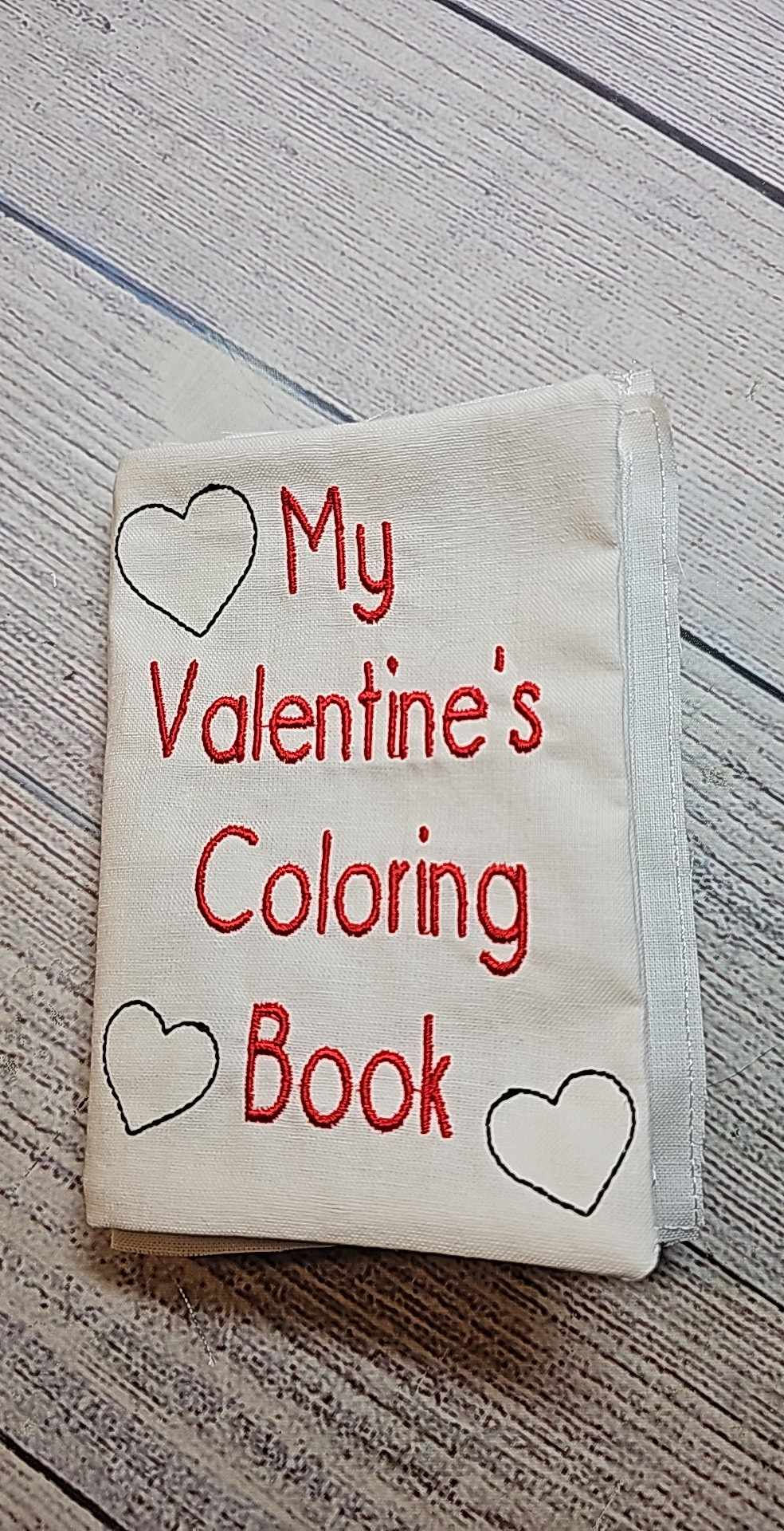 Valentine's Coloring Book
