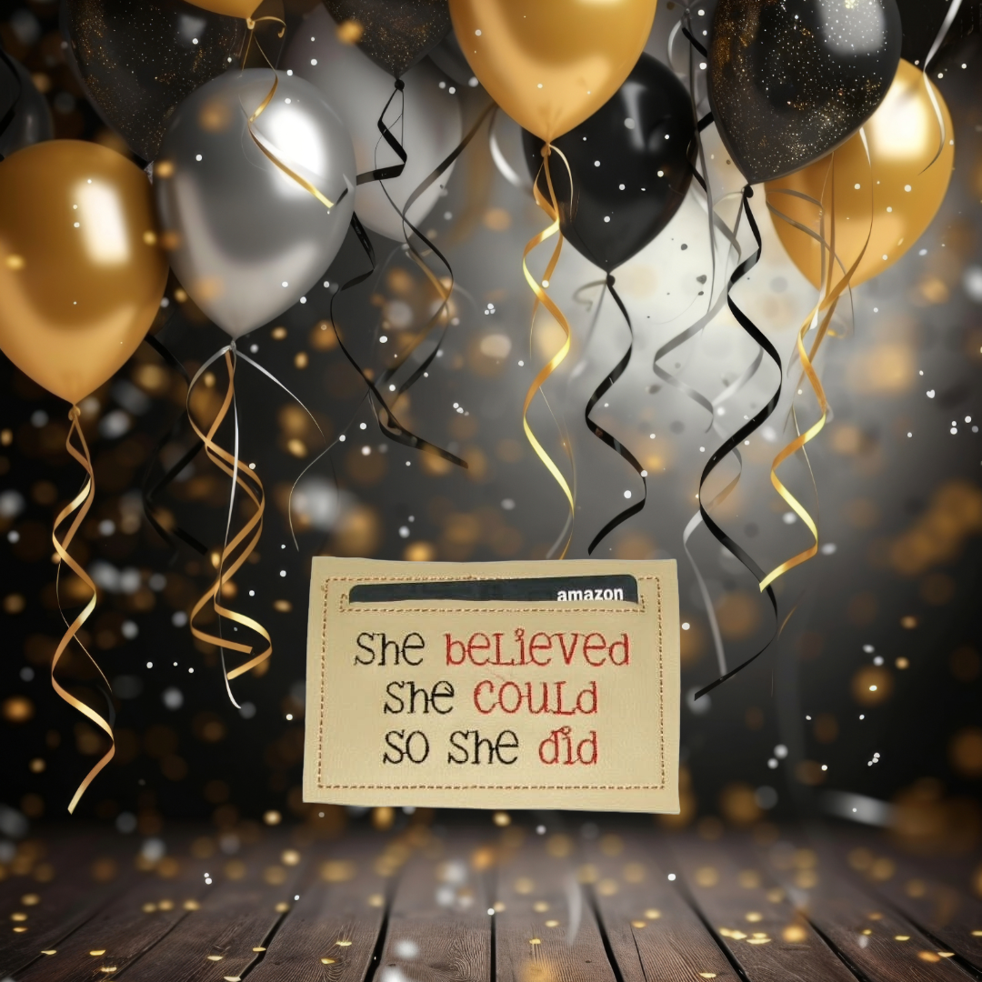 She Believed Gift Card Holder