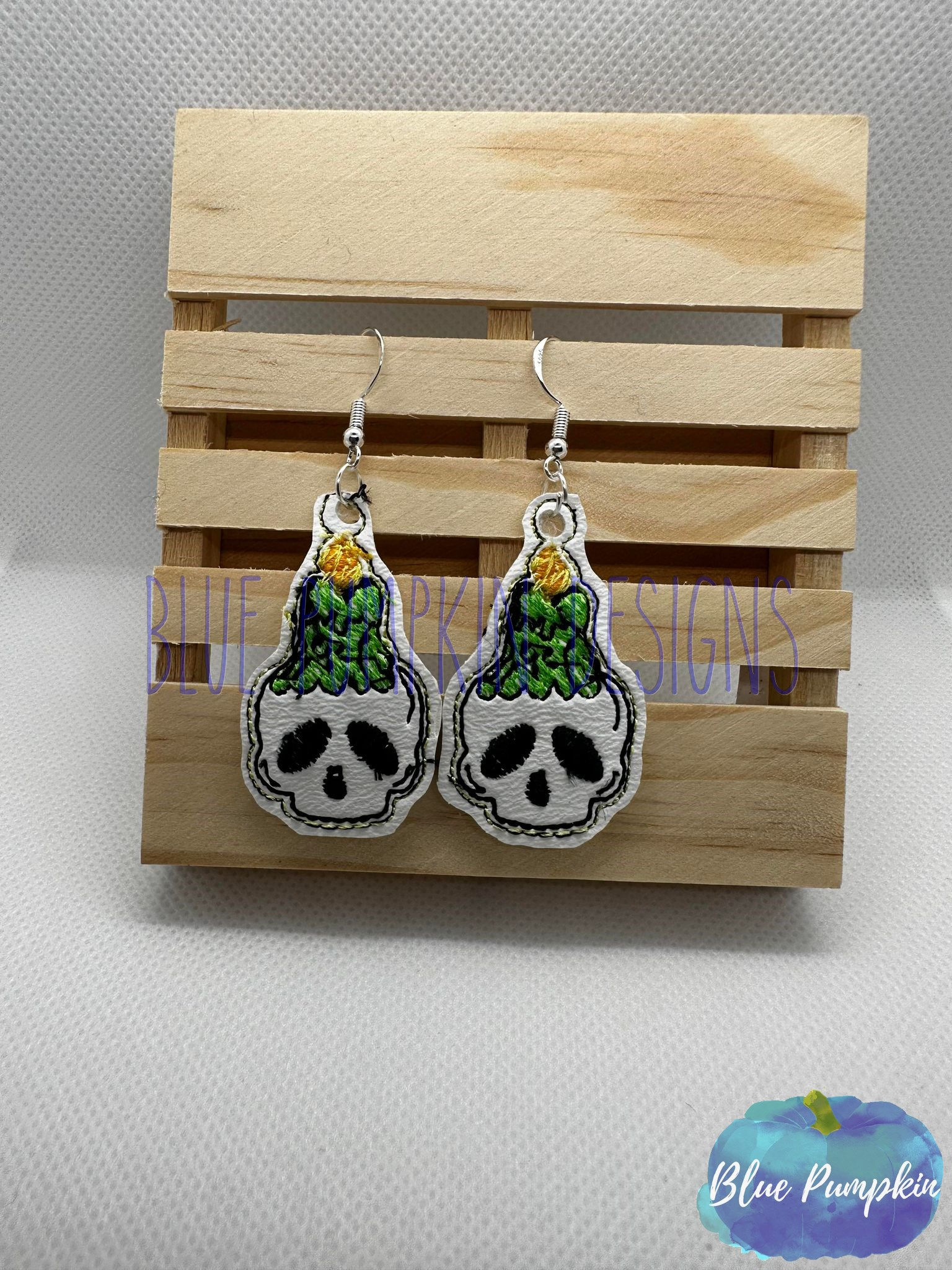 Skull Candle Earrings