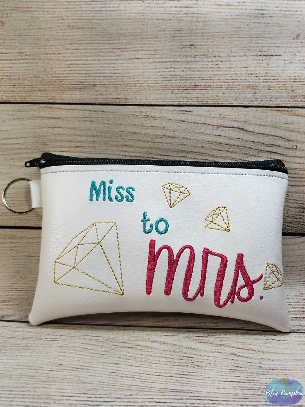 Thumbnail: Miss to Mrs ITH Zipper Bag Design