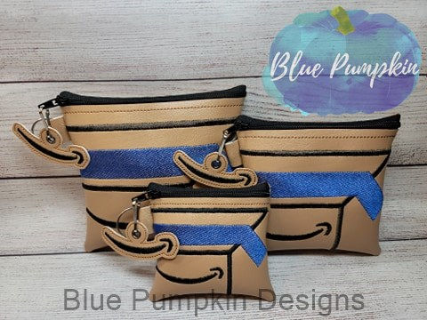 3 Size Box Set Zipper Bag Design