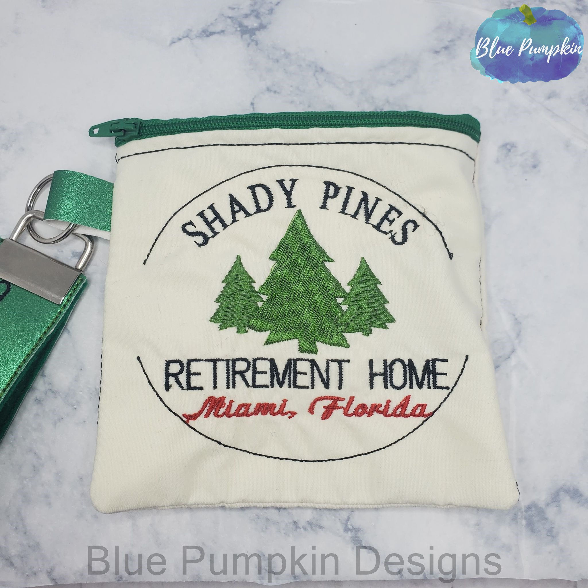 Shady Pines Set Zipper Bag Design